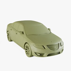 3D model Saab 9-5 2010