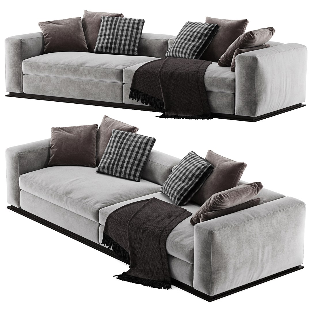 3D Minotti Leonard Sofa - TurboSquid 1726943