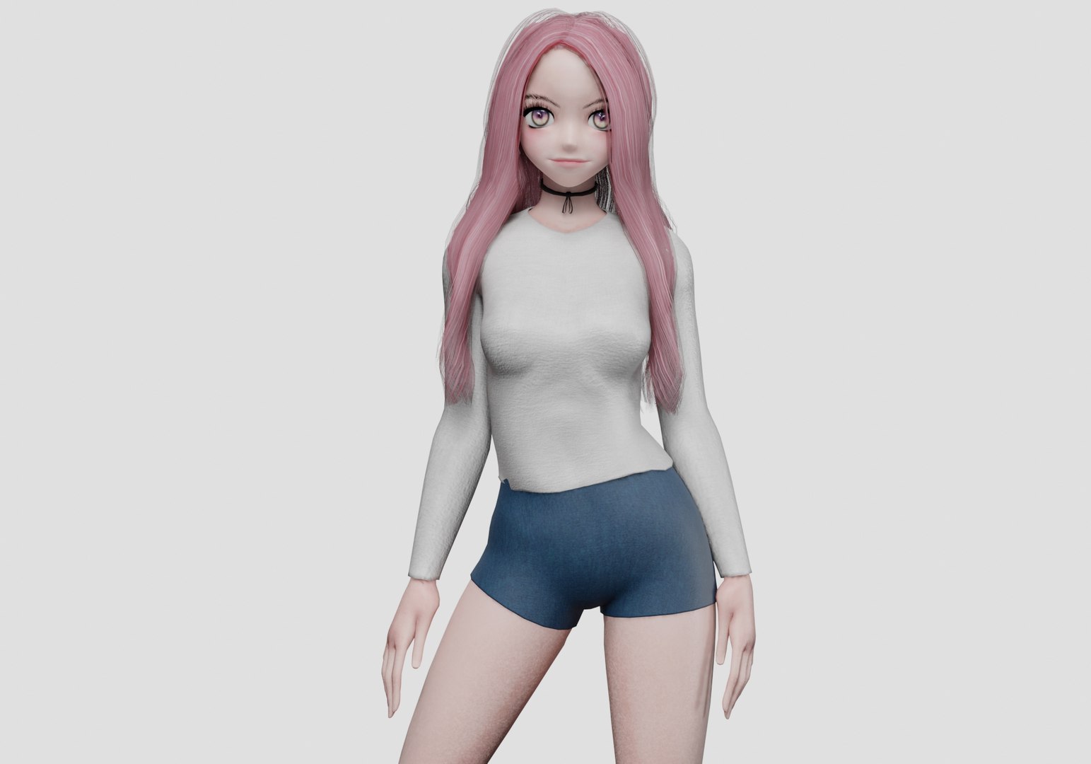 3D Classic Basic Girl V28072 Model - TurboSquid 2271030