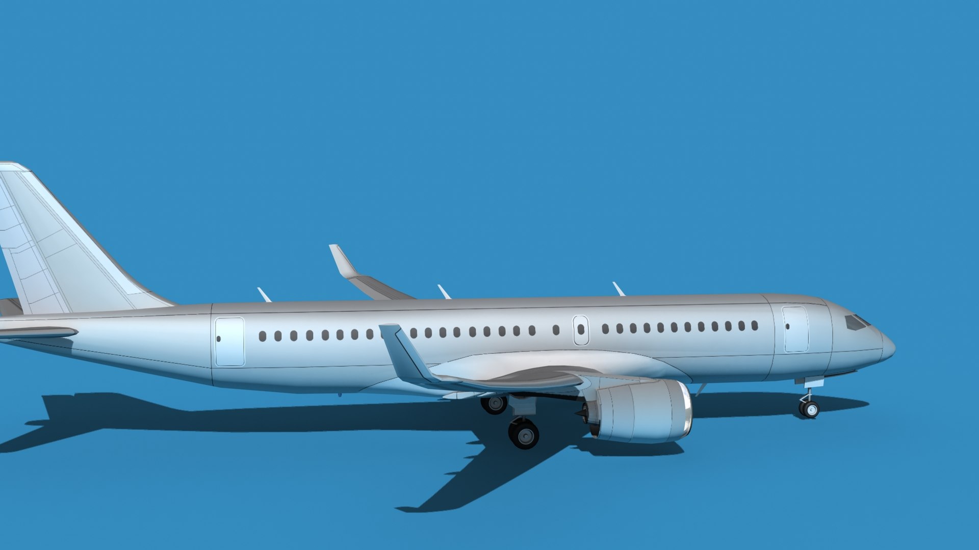 Bombardier CS100 Bare Metal 3D Model - TurboSquid 1762887
