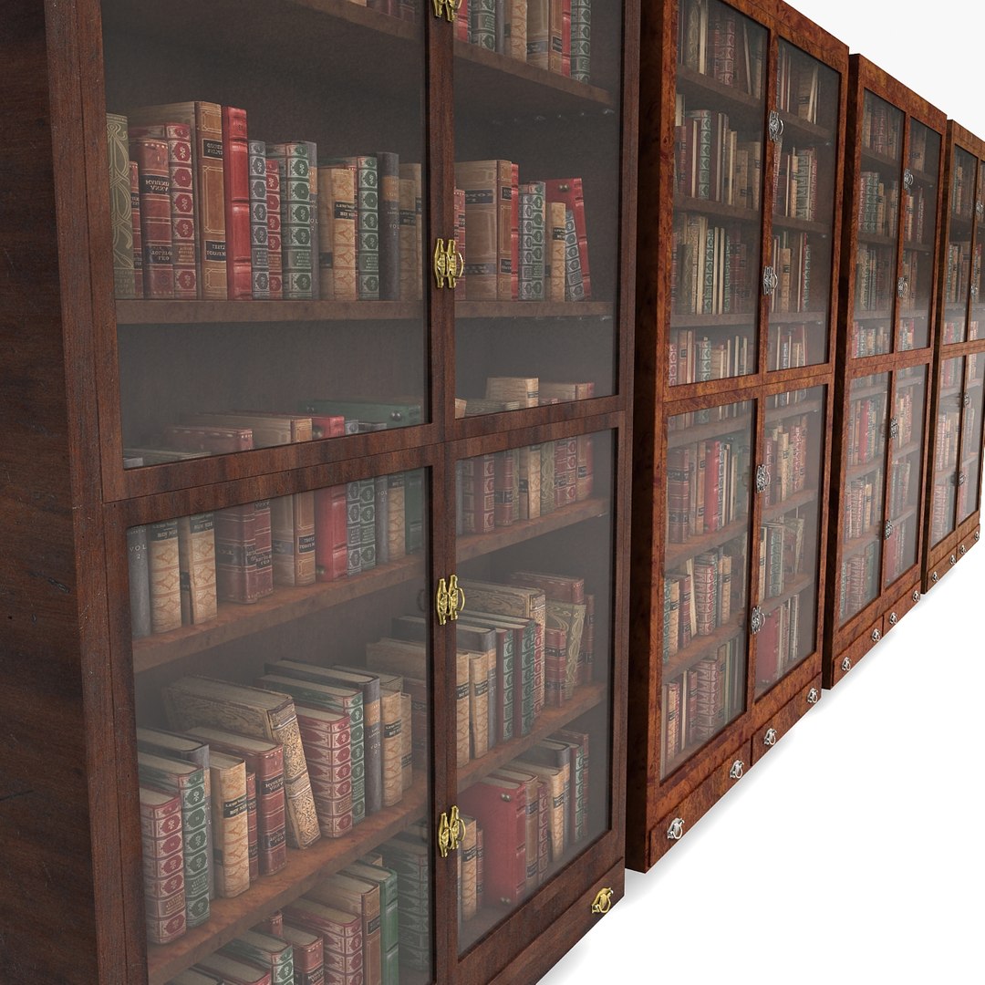 3d Model Book Case