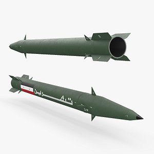 Iranian Fateh-110 Missile model