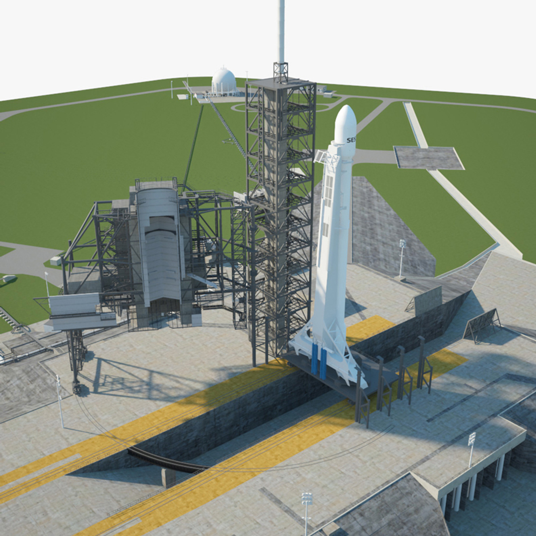 Kennedy Space Center Launch Complex model TurboSquid 1723001