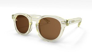 Transparent Frame Sunglasses  3D model