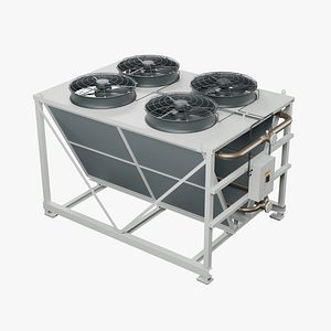 Dry Cooler for AI Data Centers - Animated V-Bank