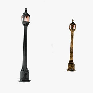 Old gas street light