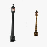 Old gas street light