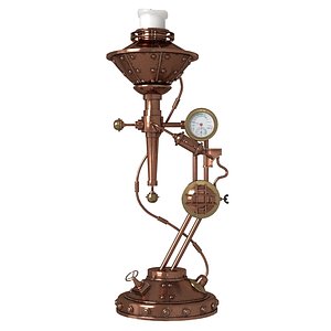 Steampunk candlestick
