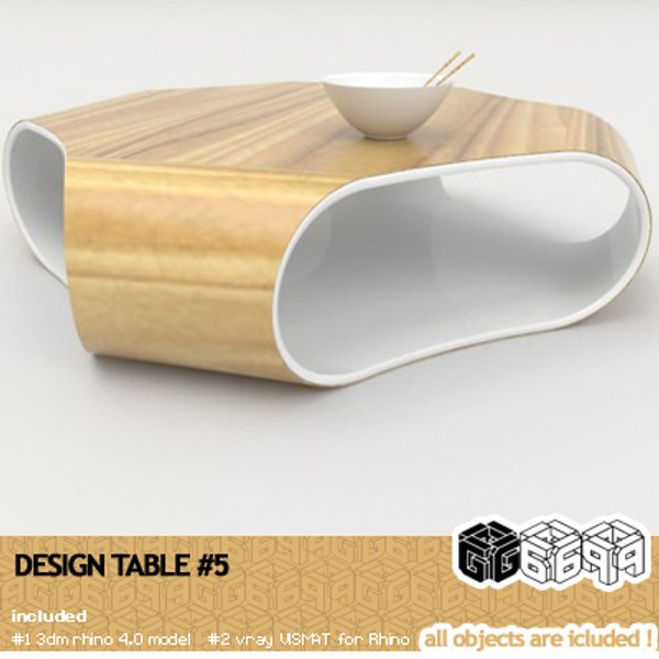 Table Rhino 3D Models for Download TurboSquid