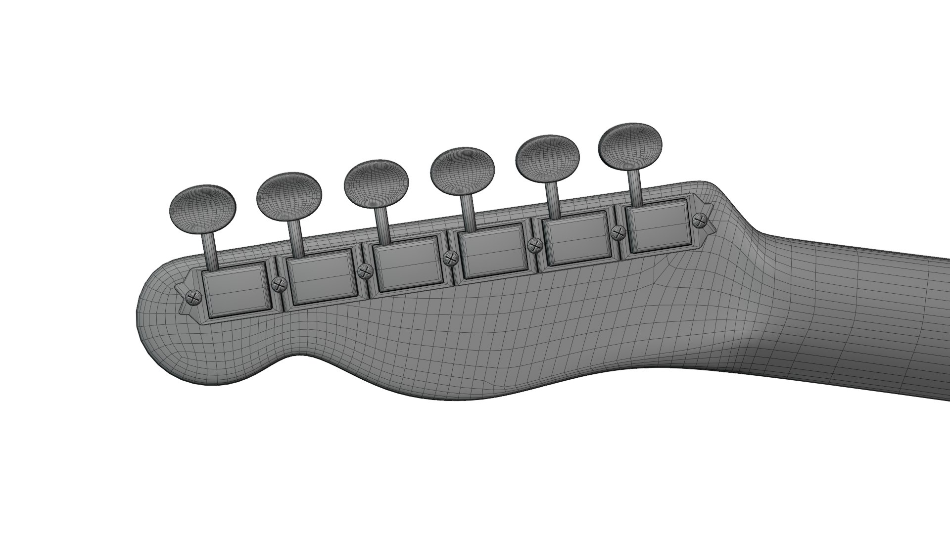 3D Model Guitar Telecaster OBJ FBX - TurboSquid 2218303