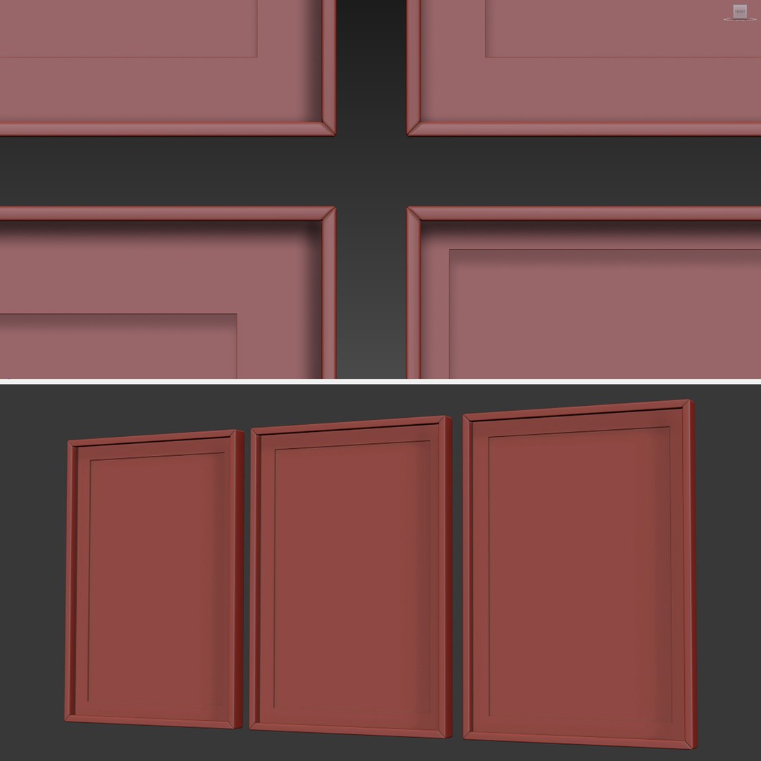 3D picture frames - TurboSquid 1389632