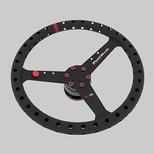 3D model FuelTech FTR 355 Racing Steering Wheel