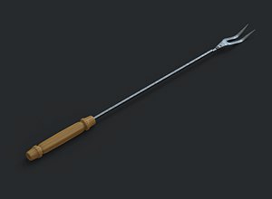 Barbecue Fork 3D Model