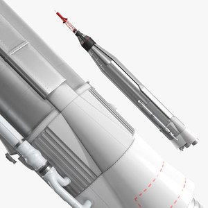 Atlas LV-3B Launch Vehicle Silver