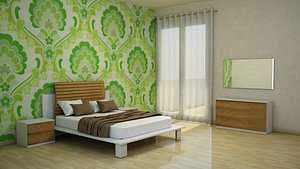 3d bedroom furniture room