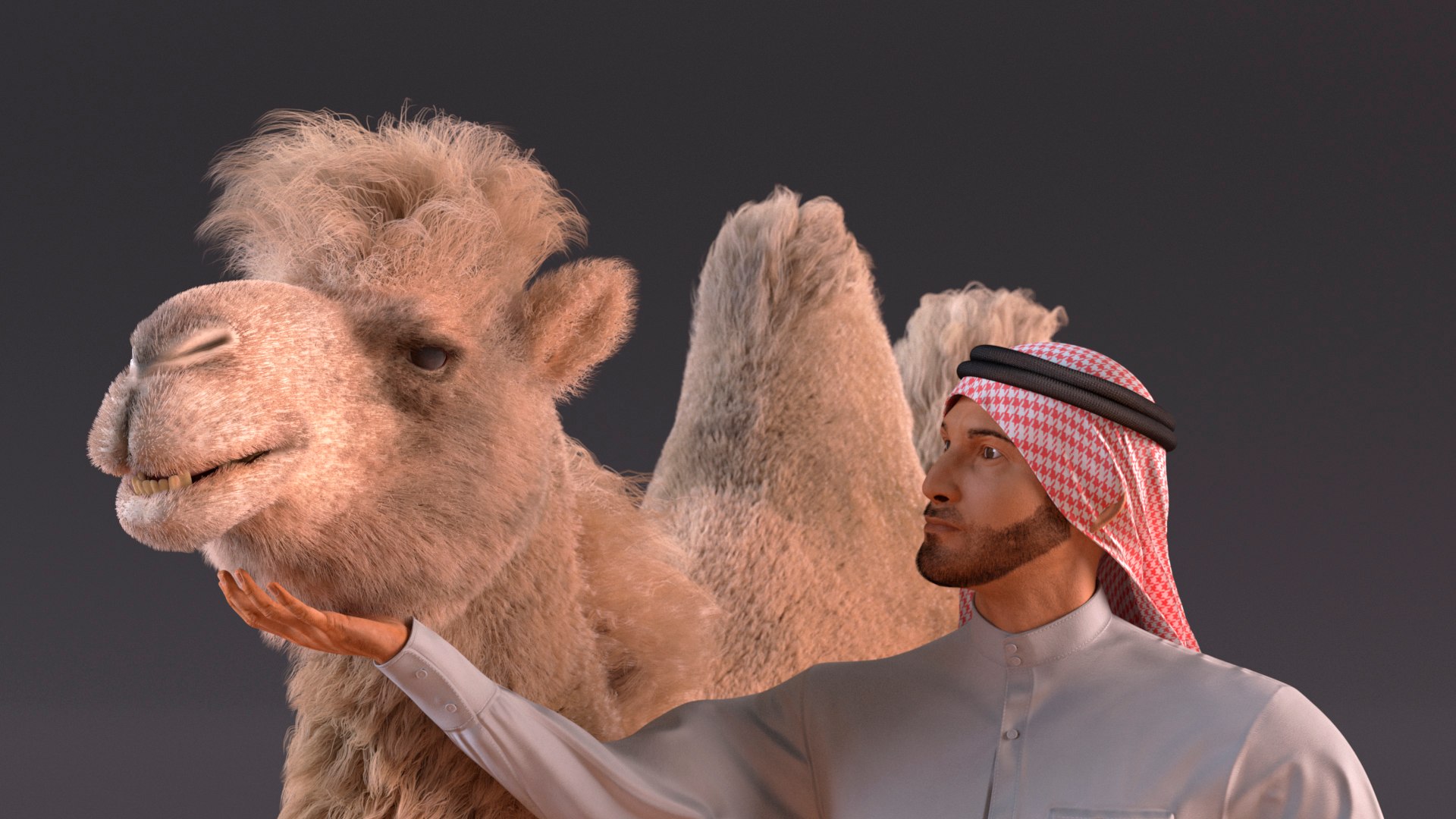 3D Arab Man with Camel on Desert Fur https://p.turbosquid.com/ts-thumb/Aj/DCphGF/Xm/arabmanwithcamelondesertfur3dmodel009/jpg/1724756586/1920x1080/fit_q87/b4c539be25642e55781ad0daaeb6a4036bf6c787/arabmanwithcamelondesertfur3dmodel009.jpg
