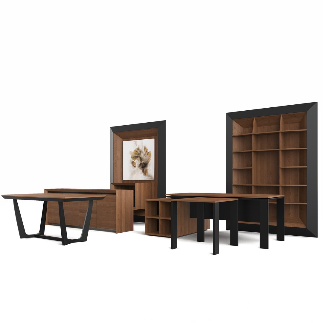 Office Furniture 3D Model TurboSquid 1970002