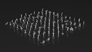 HD People 21 ScaredShocked 3D model