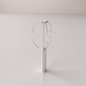 3D ultrasonic anemometer model