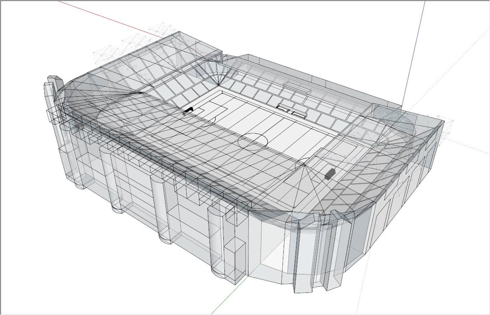 Ready Old Trafford Stadium 3D Model - TurboSquid 1200612