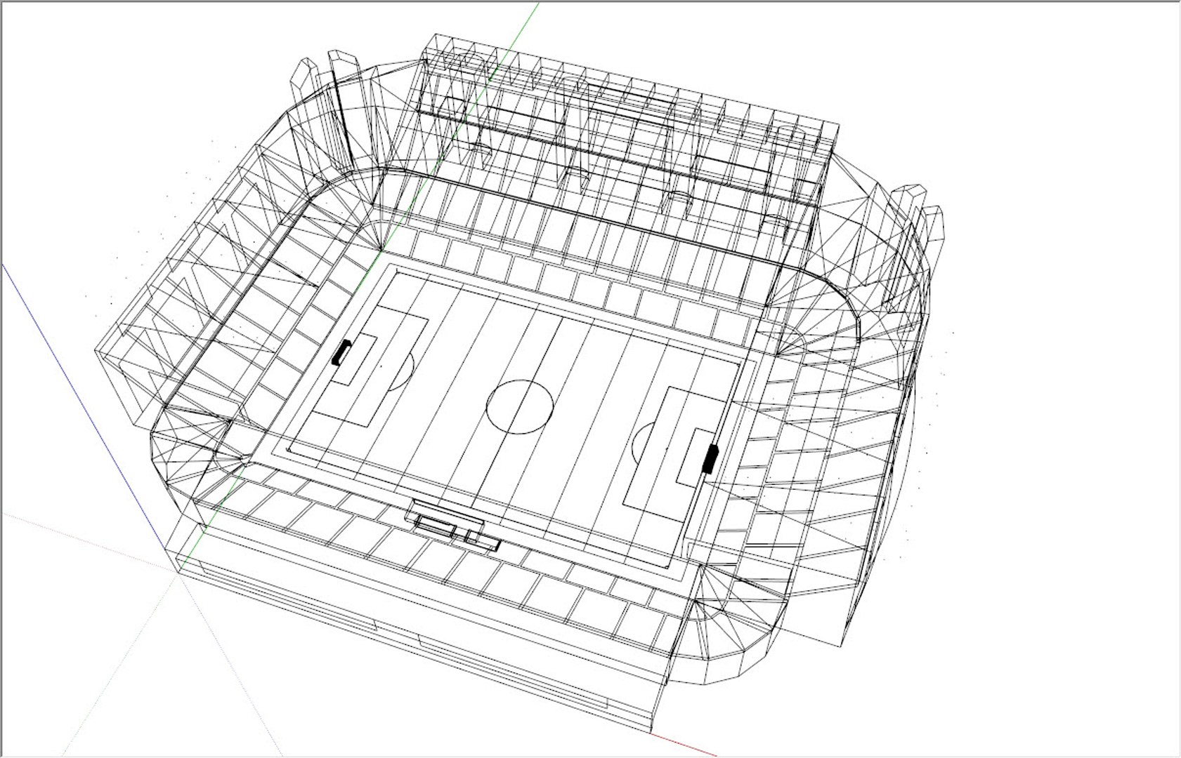 Ready Old Trafford Stadium 3D Model - TurboSquid 1200612