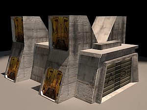 hangar 3d model