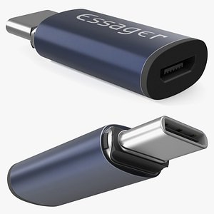 Essager Magnetic USB C Charging Adapter Blue