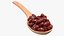 dark red kidney beans 3D model
