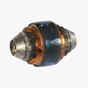 sci fi Jet engine 3D model