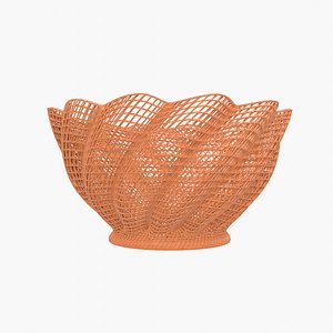 3D Wicker dish