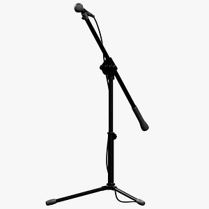 Microphone on the stand