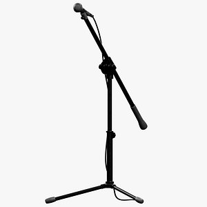 Microphone on the stand