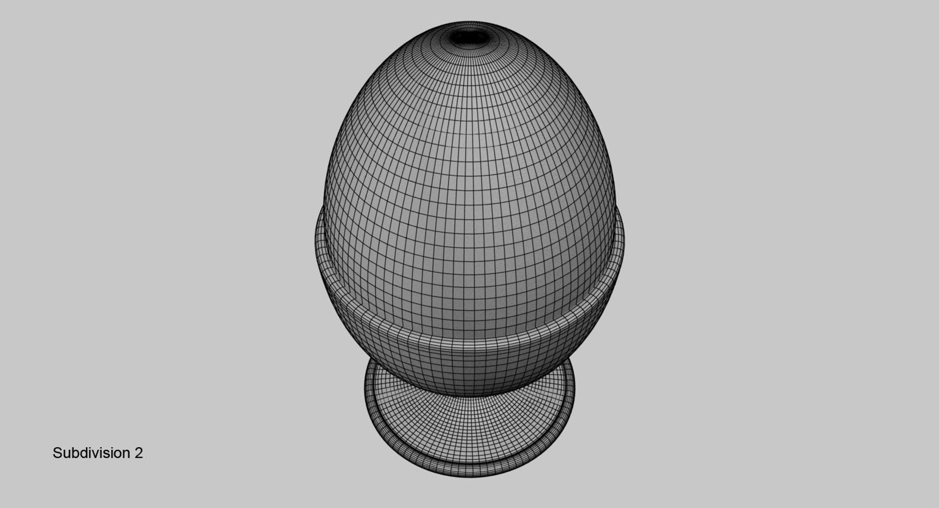 3d Model Of Boiled Egg