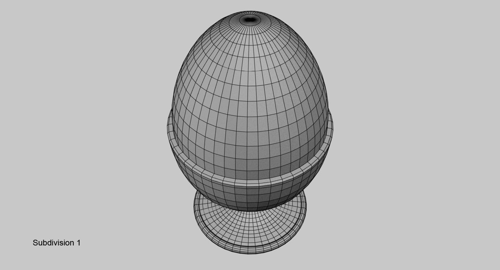 3d Model Of Boiled Egg