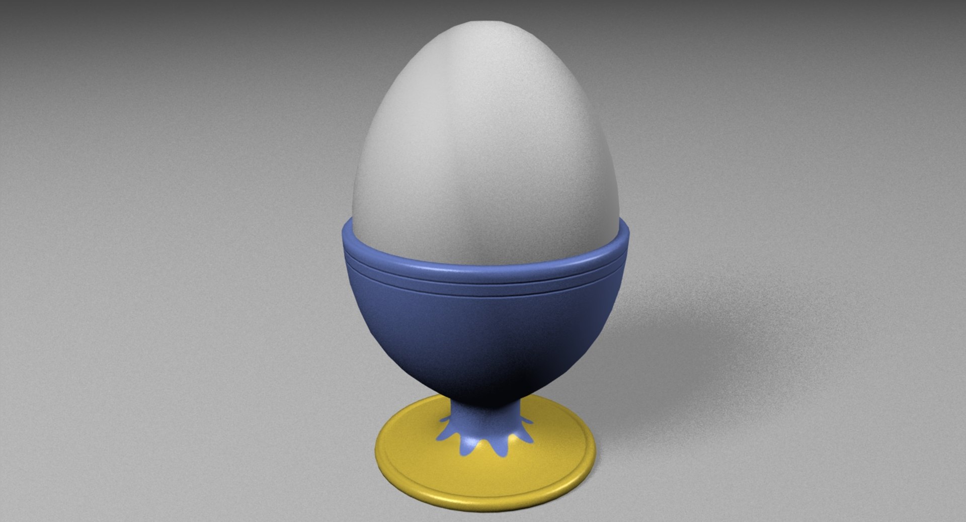 3d Model Of Boiled Egg