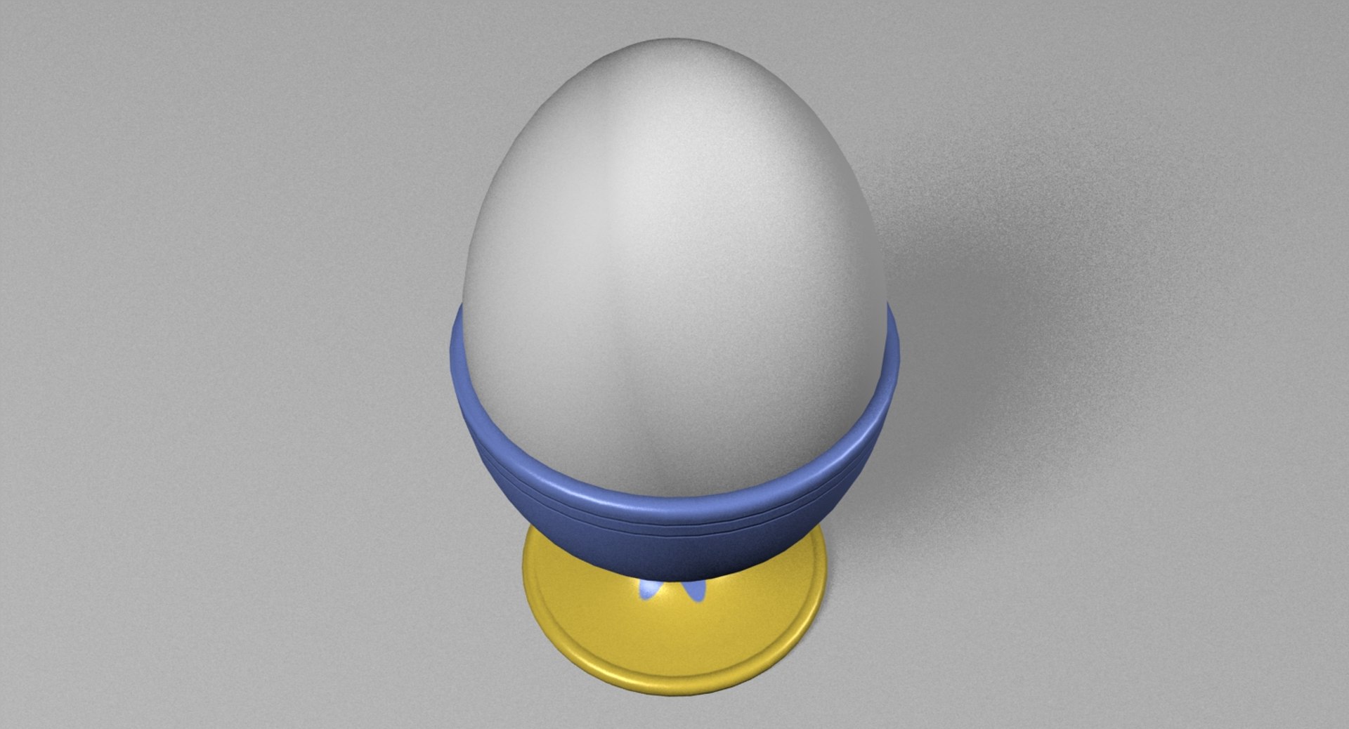 3d Model Of Boiled Egg