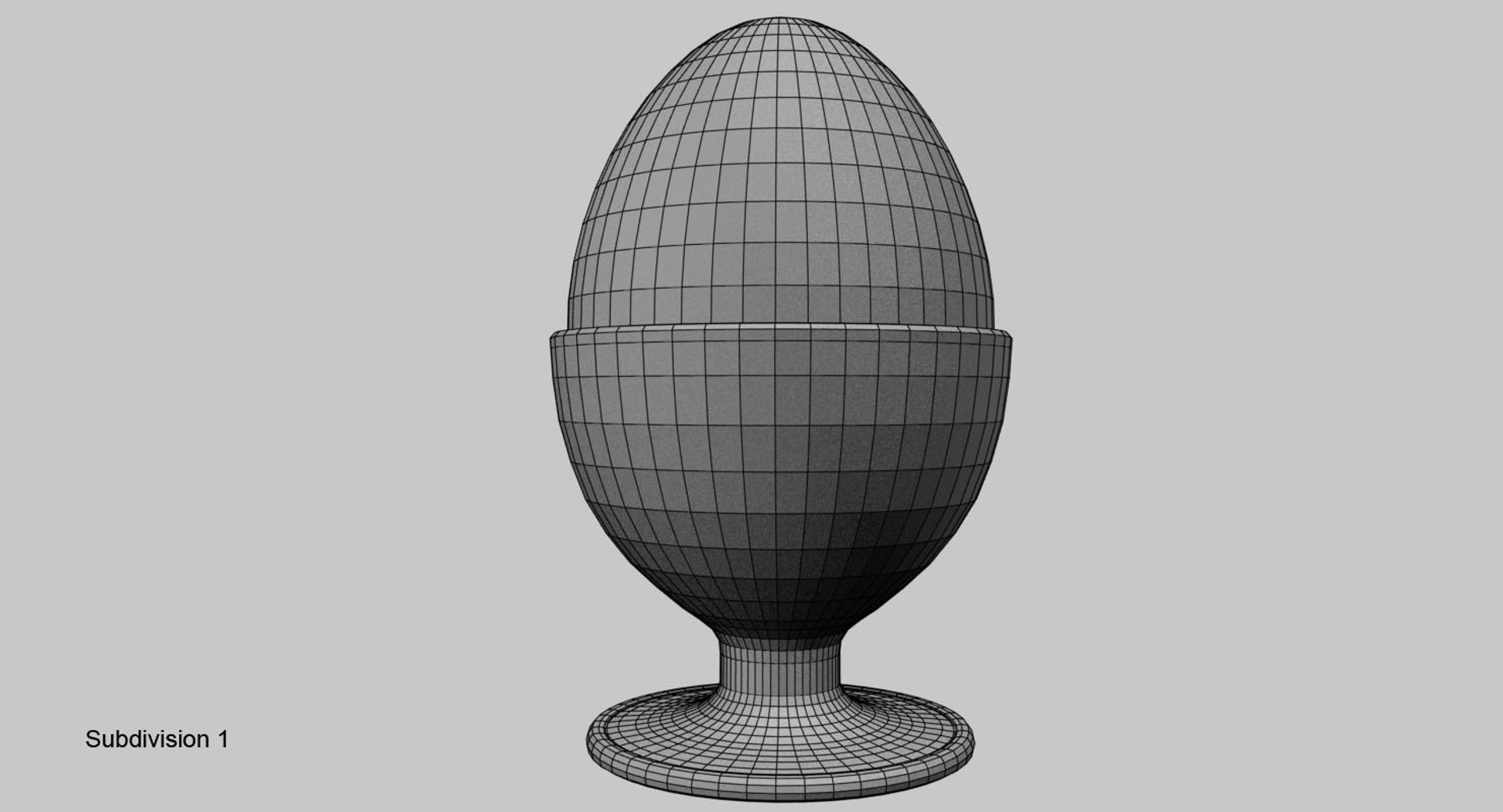 3d Model Of Boiled Egg