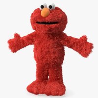 Full Body Elmo Hand Puppet Fur