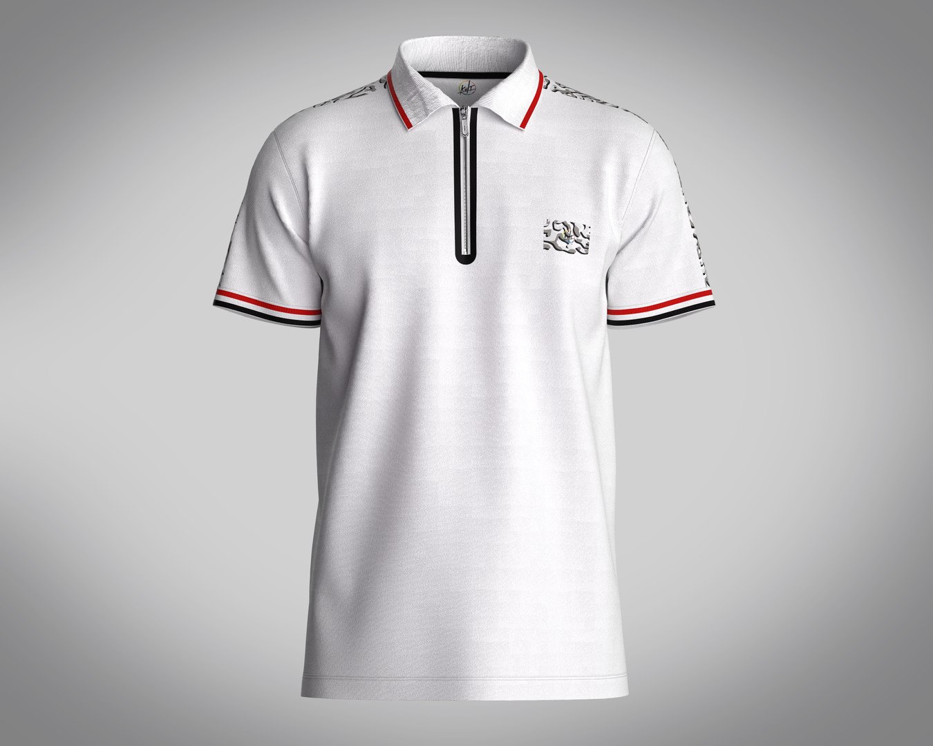 Mens White Polo Shirt 3D TurboSquid 1973807