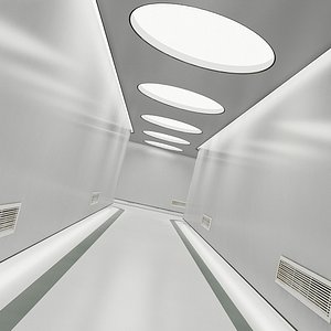 Sci-fi Futuristic Corridor 2