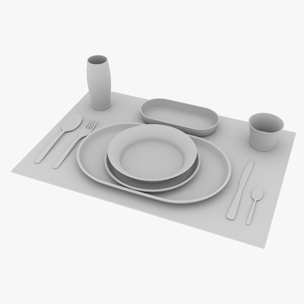 place setting 5 model