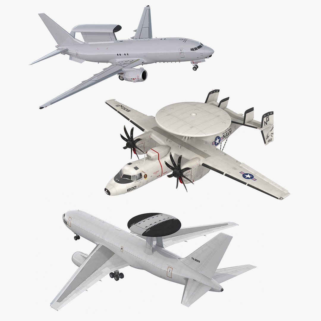 Spy Planes Collection 3D model preview