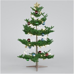3D Christmas Tree 02 model