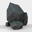 Highly detailed Stone for Game with PBR material