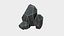 Highly detailed Stone for Game with PBR material