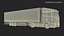 3D Electric Semi Trucks and Trailers Collection