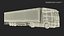 3D Electric Semi Trucks and Trailers Collection