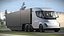 3D Electric Semi Trucks and Trailers Collection