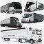 Electric Semi Trucks and Trailers Collection