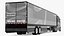 3D Electric Semi Trucks and Trailers Collection